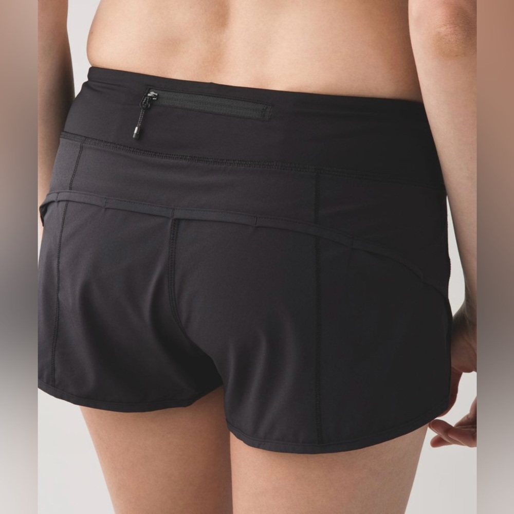 Lululemon Speed Short *4-way Stretch 2.5" BLACK